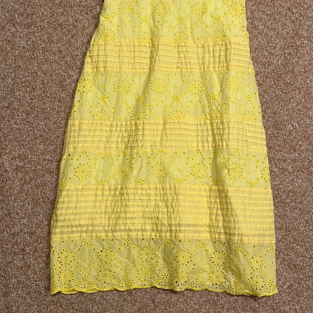Lilly Pulitzer Yellow Eyelet Sundress - Picture 2 of 8